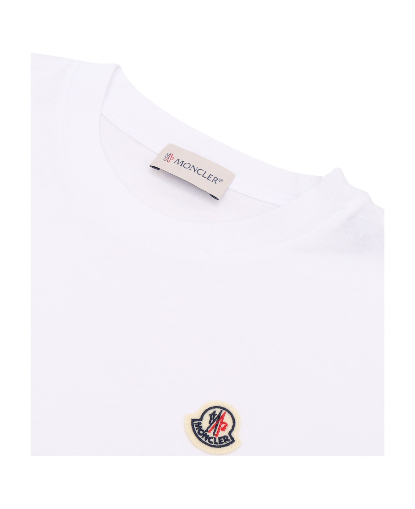 Moncler Ss T-shirt - WHITE