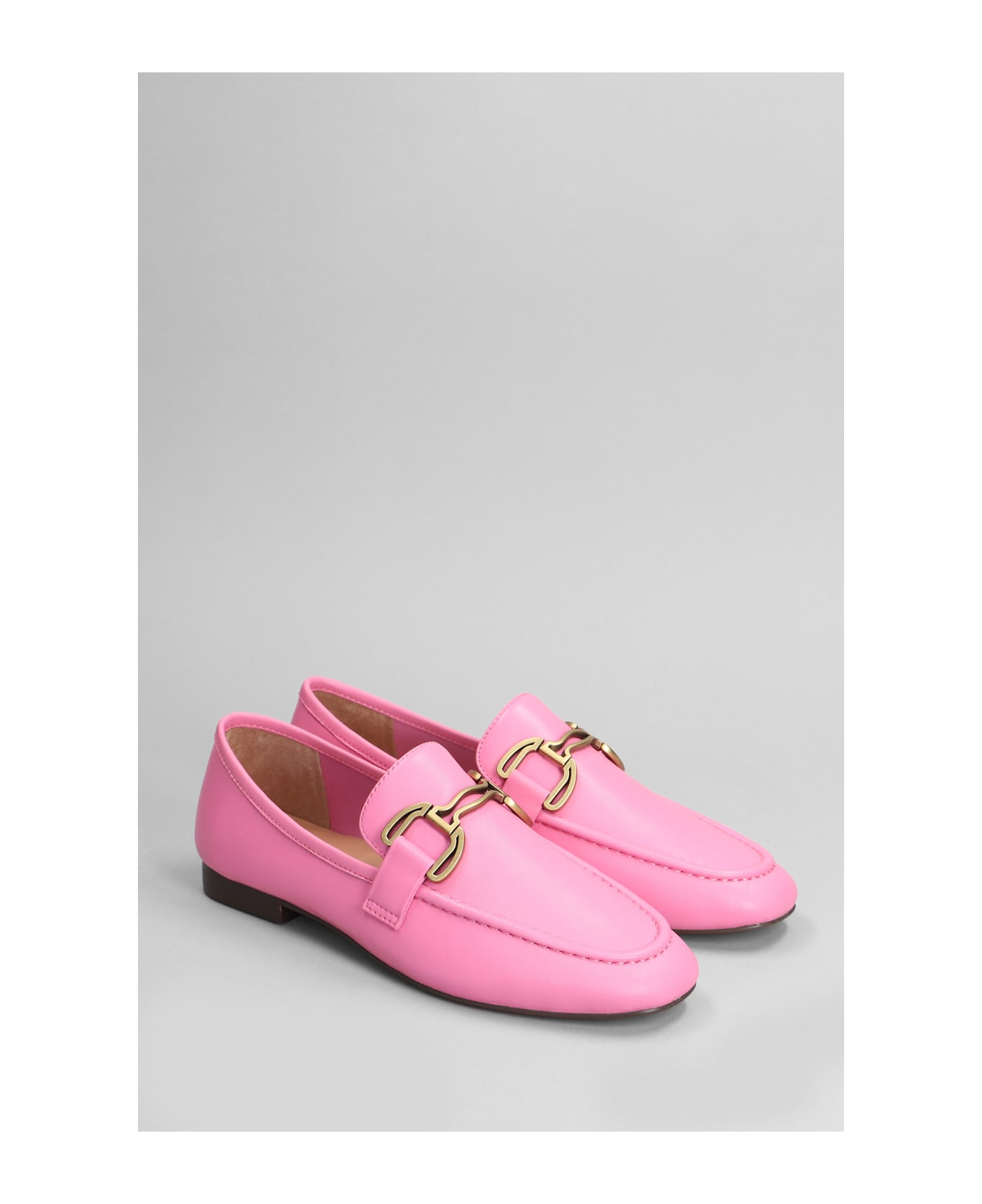 Bibi Lou Zagreb Ii Loafers In Rose-pink Leather - rose-pink