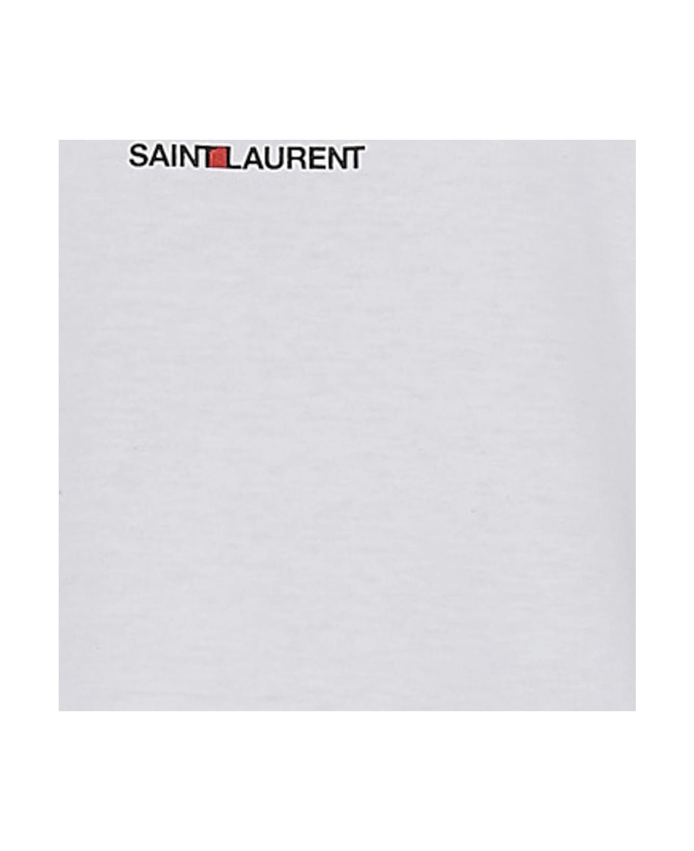 Saint Laurent ' Rive Gauche' T-shirt - Bianco