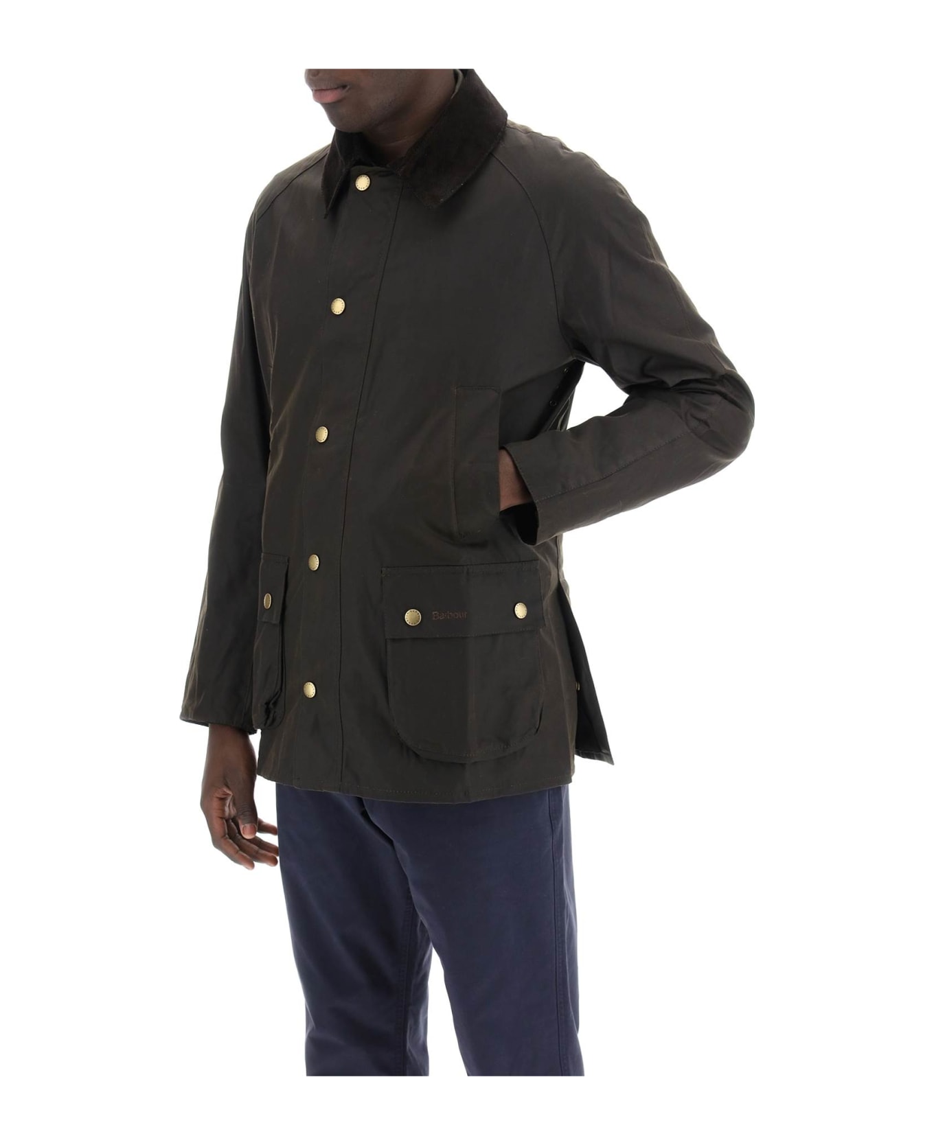 Barbour Ashby Waxed Jacket - OLIVE (Green) ジャケット