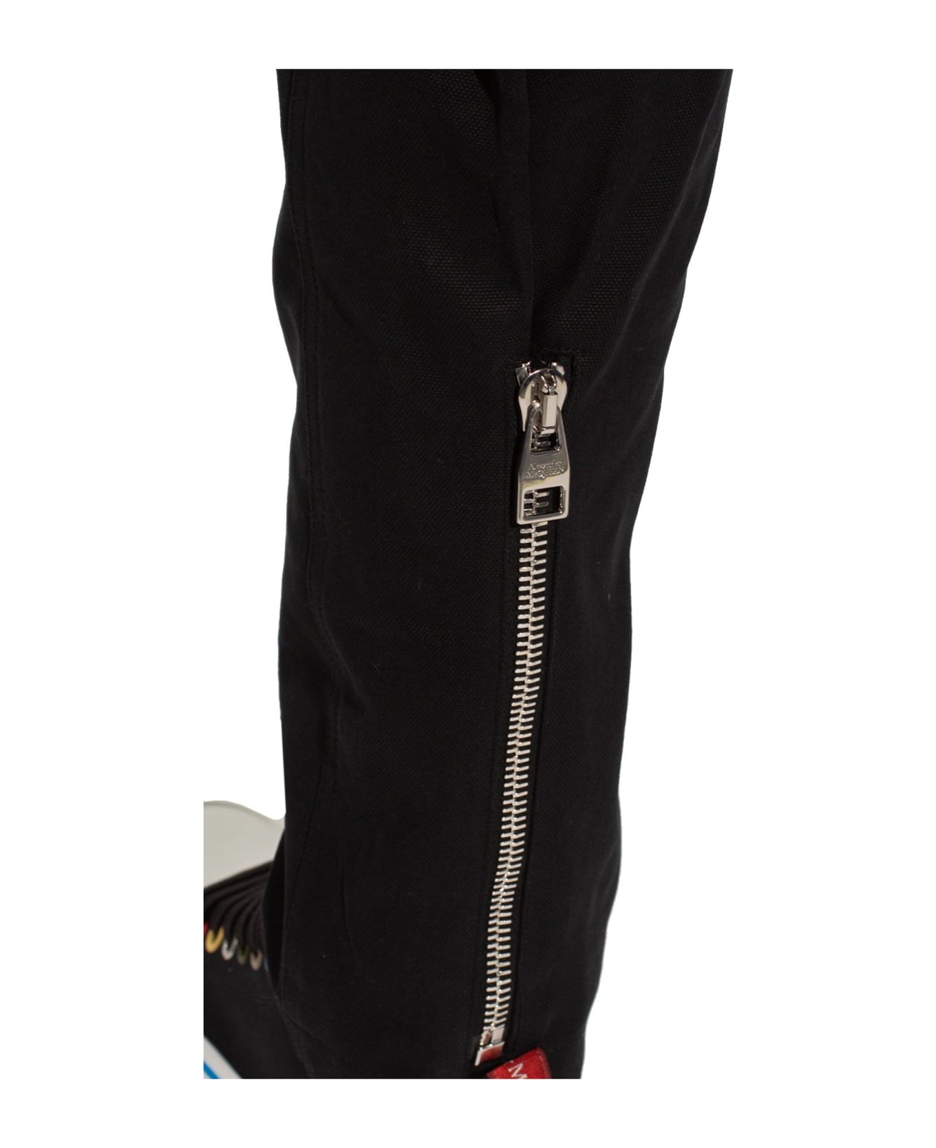 Alexander McQueen Pleat-front Trousers - Black スウェットパンツ