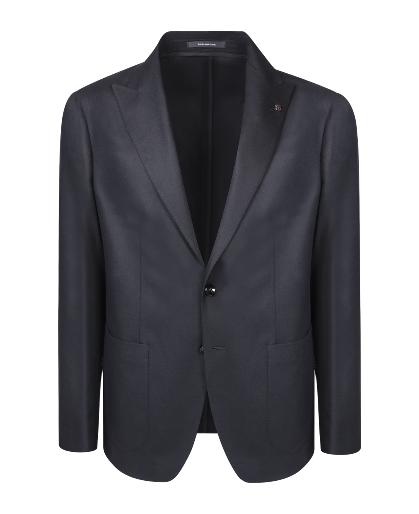 Tagliatore Single-breasted Jacket Black Suit - Black