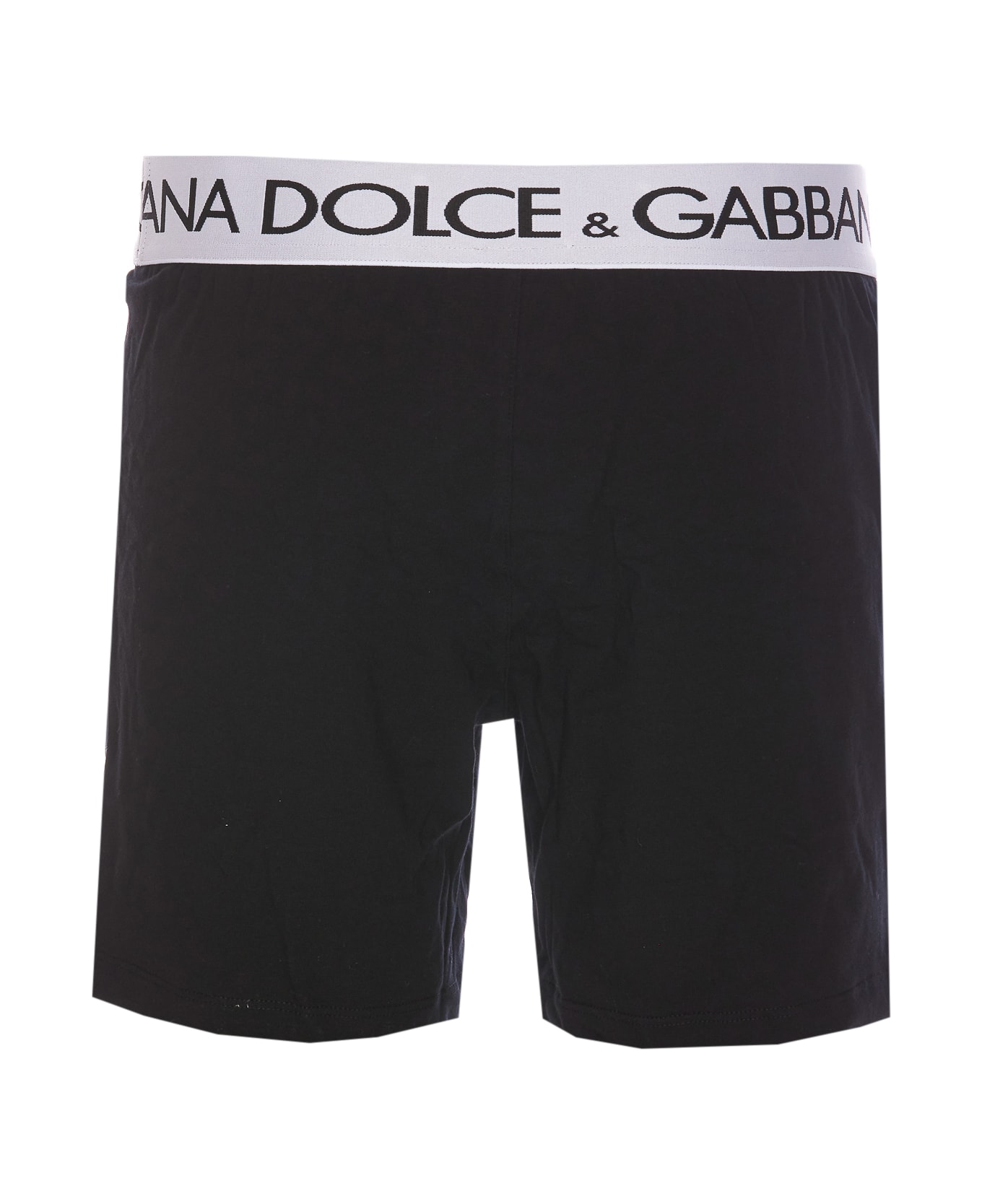 Dolce & Gabbana Logo Long Boxer - Black