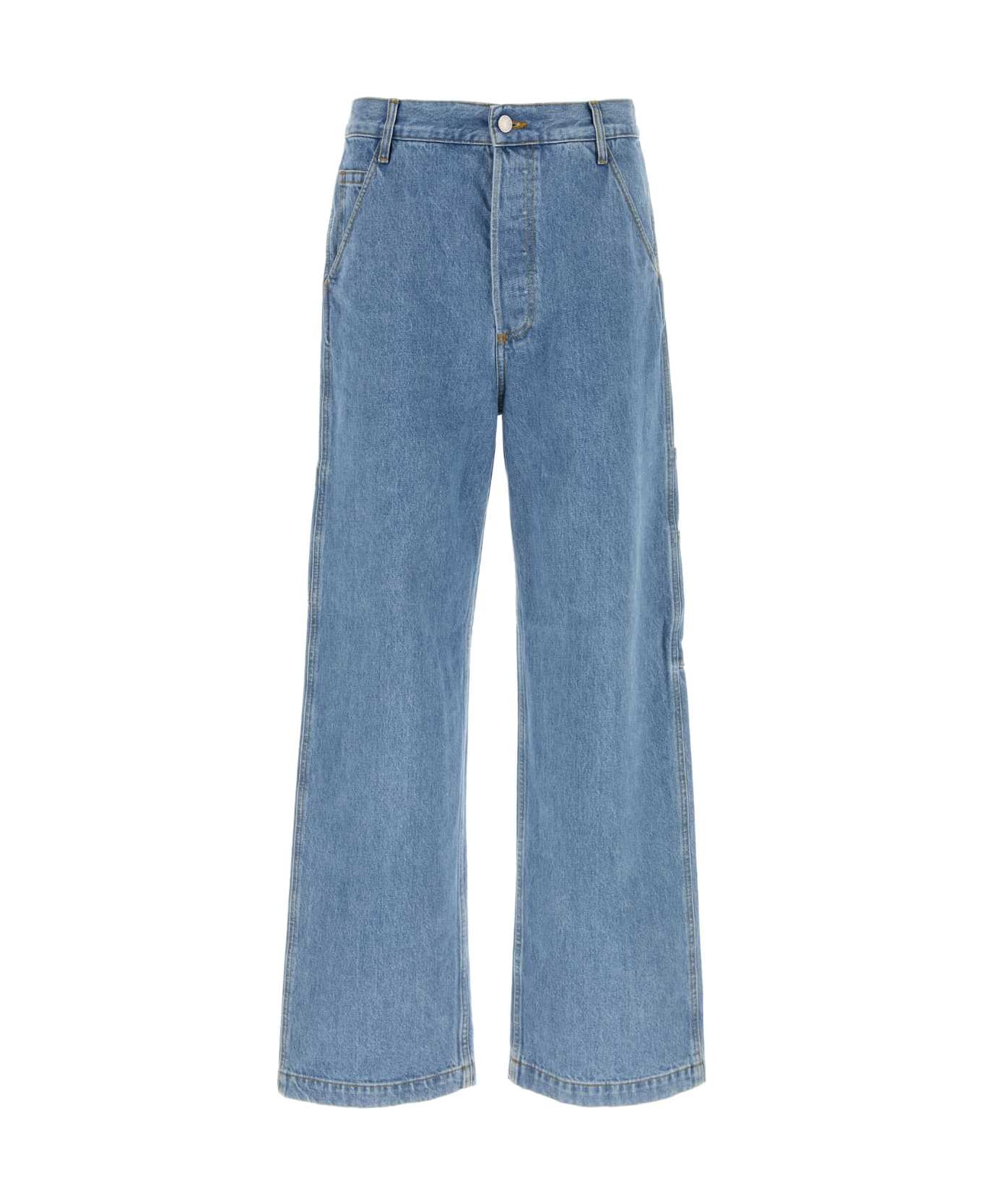 Dries Van Noten Denim Pickerby Wide-leg Jeans - LIGHTBLUE