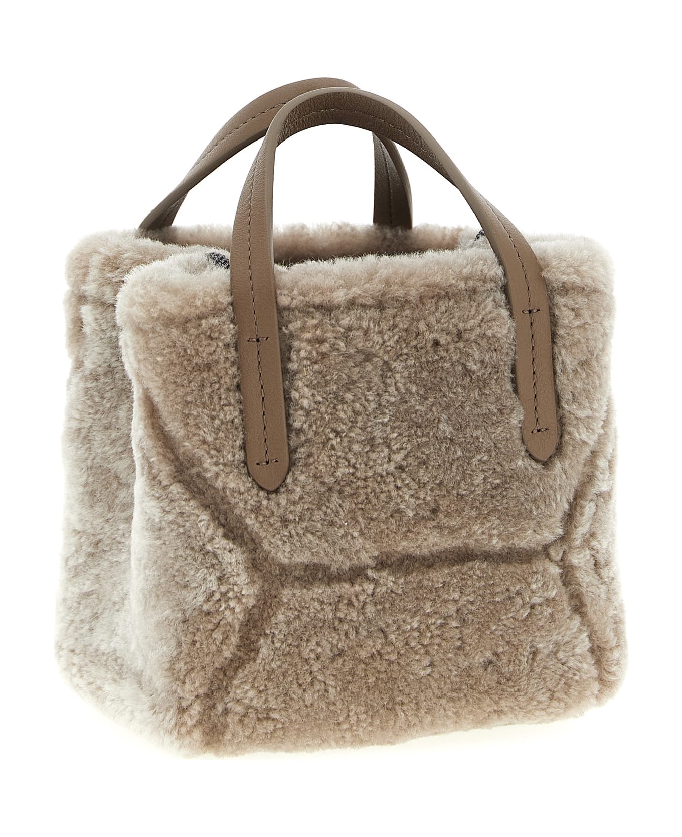 Brunello Cucinelli 
bc Duo
 Mini Handbag - Gray