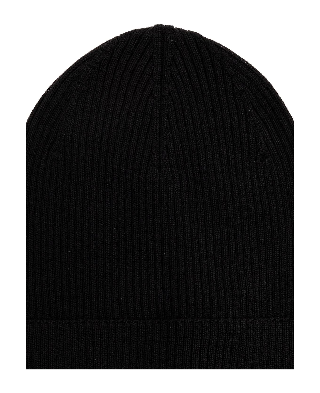 Rick Owens Wool Beanie - BLACK