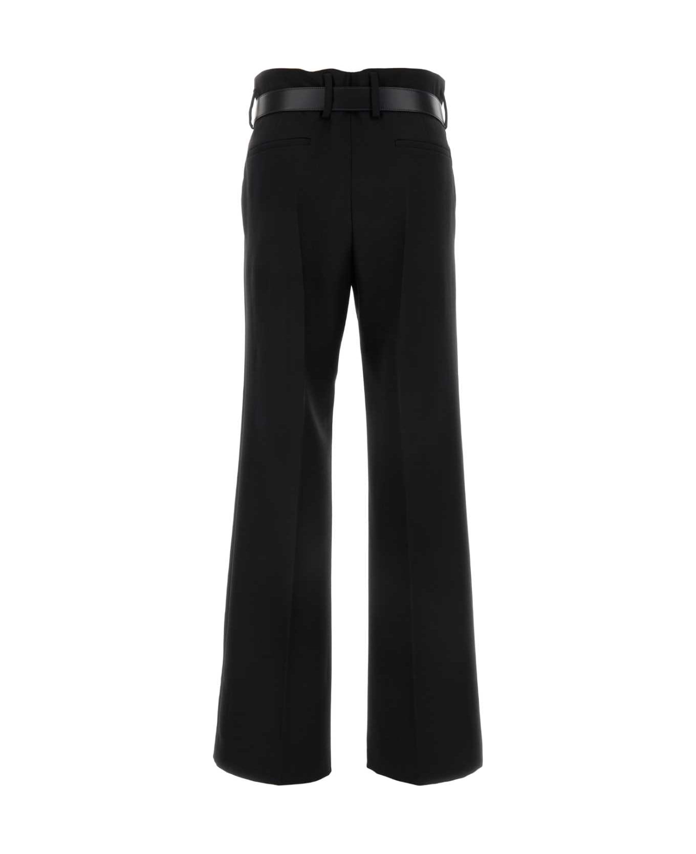 Prada Black Gabardine Pant - NERO