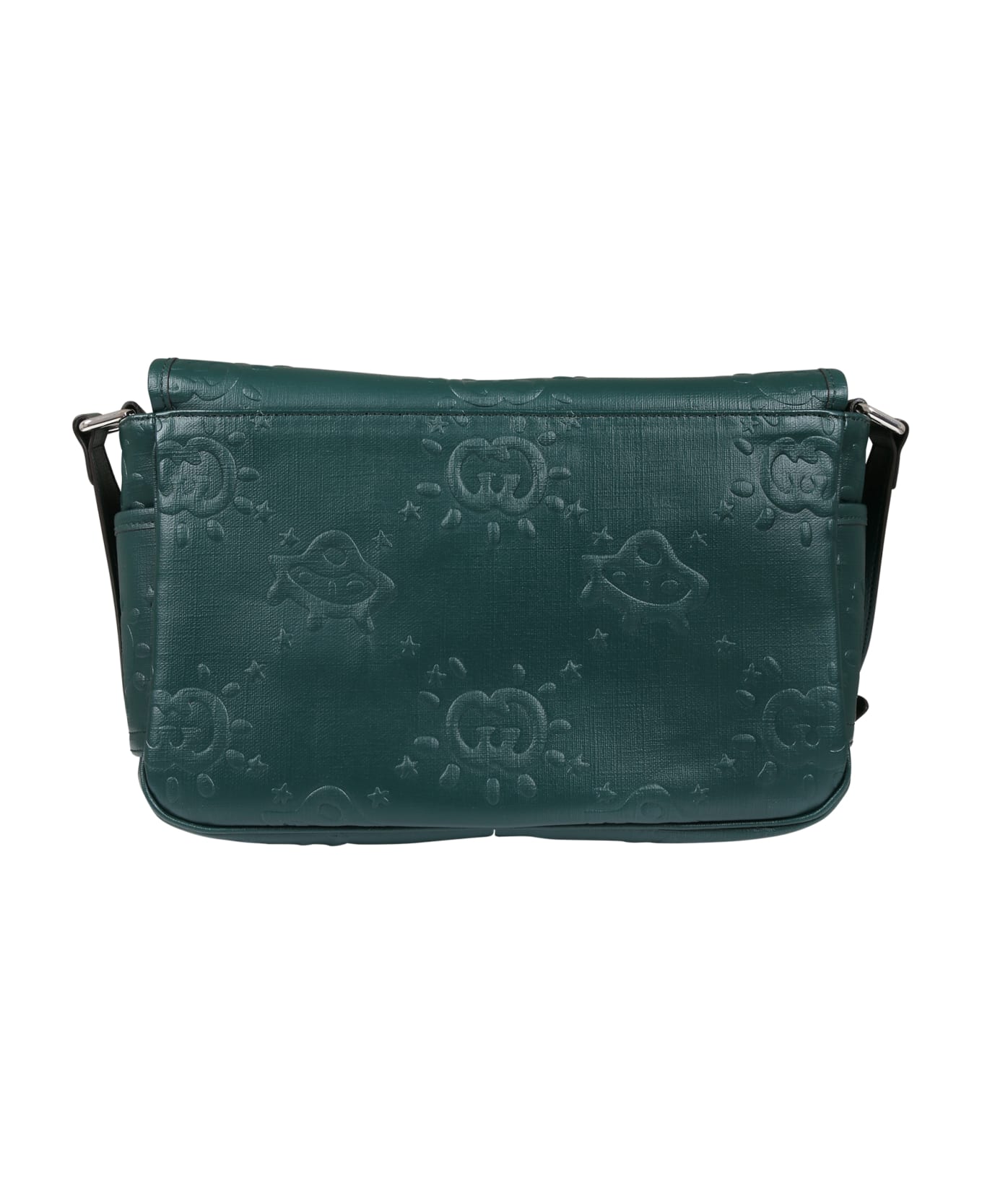 Gucci Green Bag For Girl With Gg Cross - Green アクセサリー＆ギフト