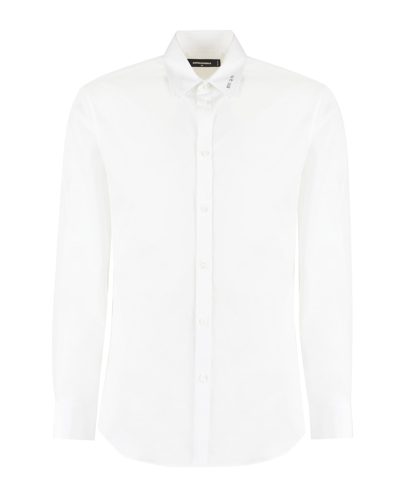 Dsquared2 Long Sleeve Cotton Shirt - White
