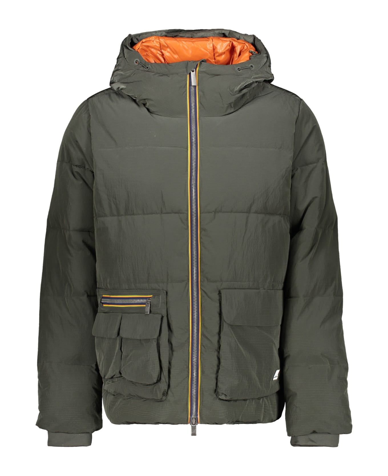 K-Way Hooded Down Jacket - green