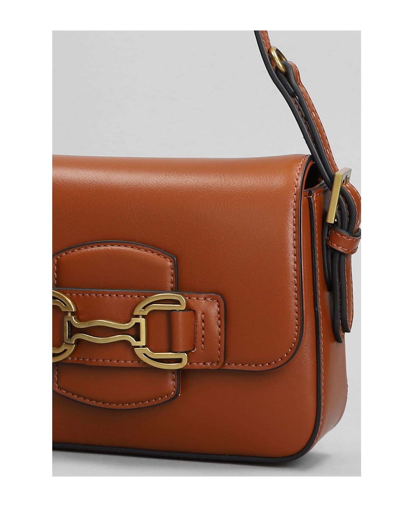 Bibi Lou Shoulder Bag In Leather Color Leather - leather color