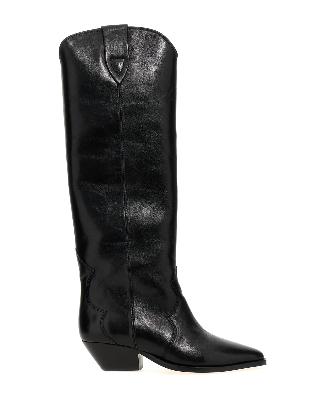 Isabel Marant Denvee Low Heels Boots - Black