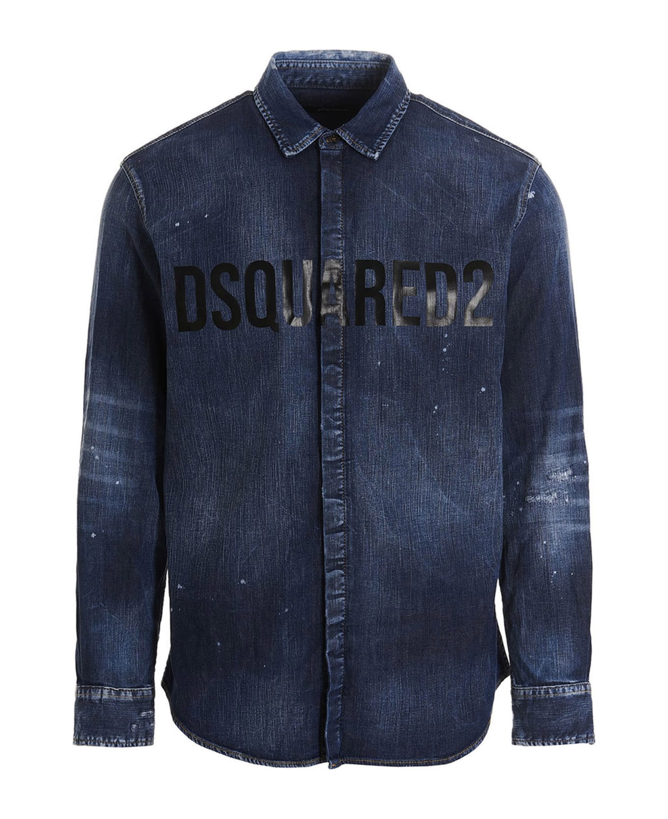 Dsquared2 Dan D2 Relax Denim Shirt - Blue