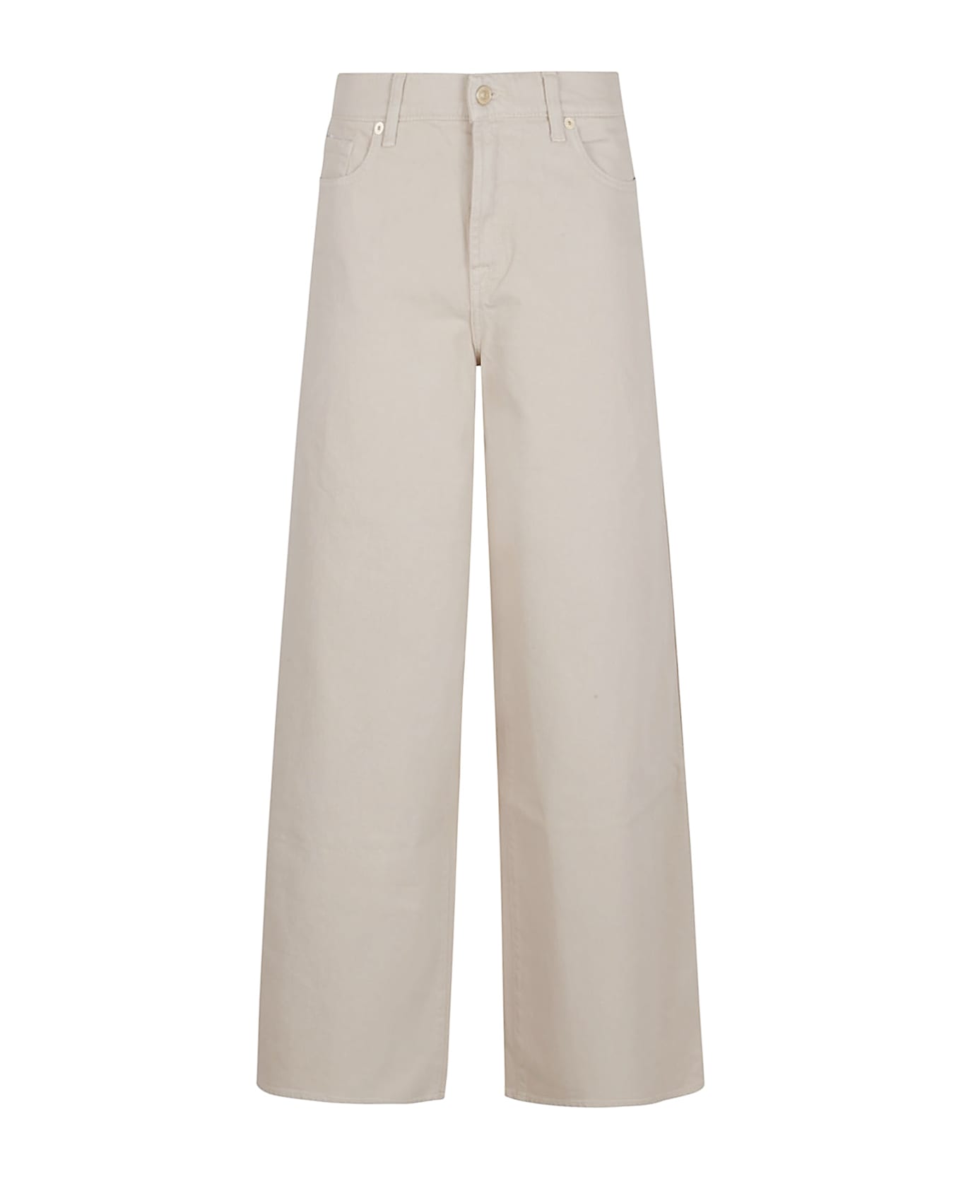 7 For All Mankind Marie Wide Leg - Creme