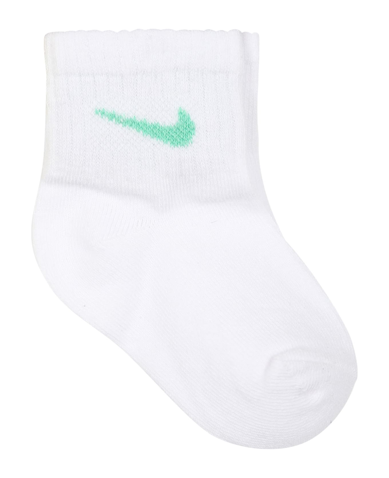 Nike Multicolor Set For Baby Girl With Iconic Swoosh - Multicolor