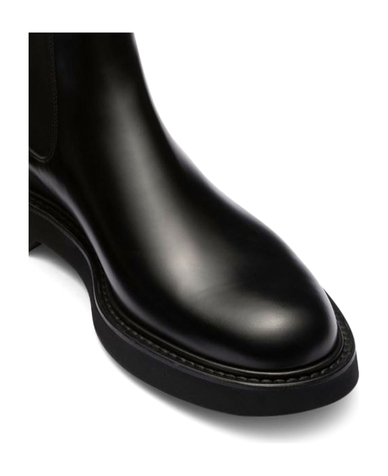 Church's Leicester Semi-gloss Calfskin Boot - Black