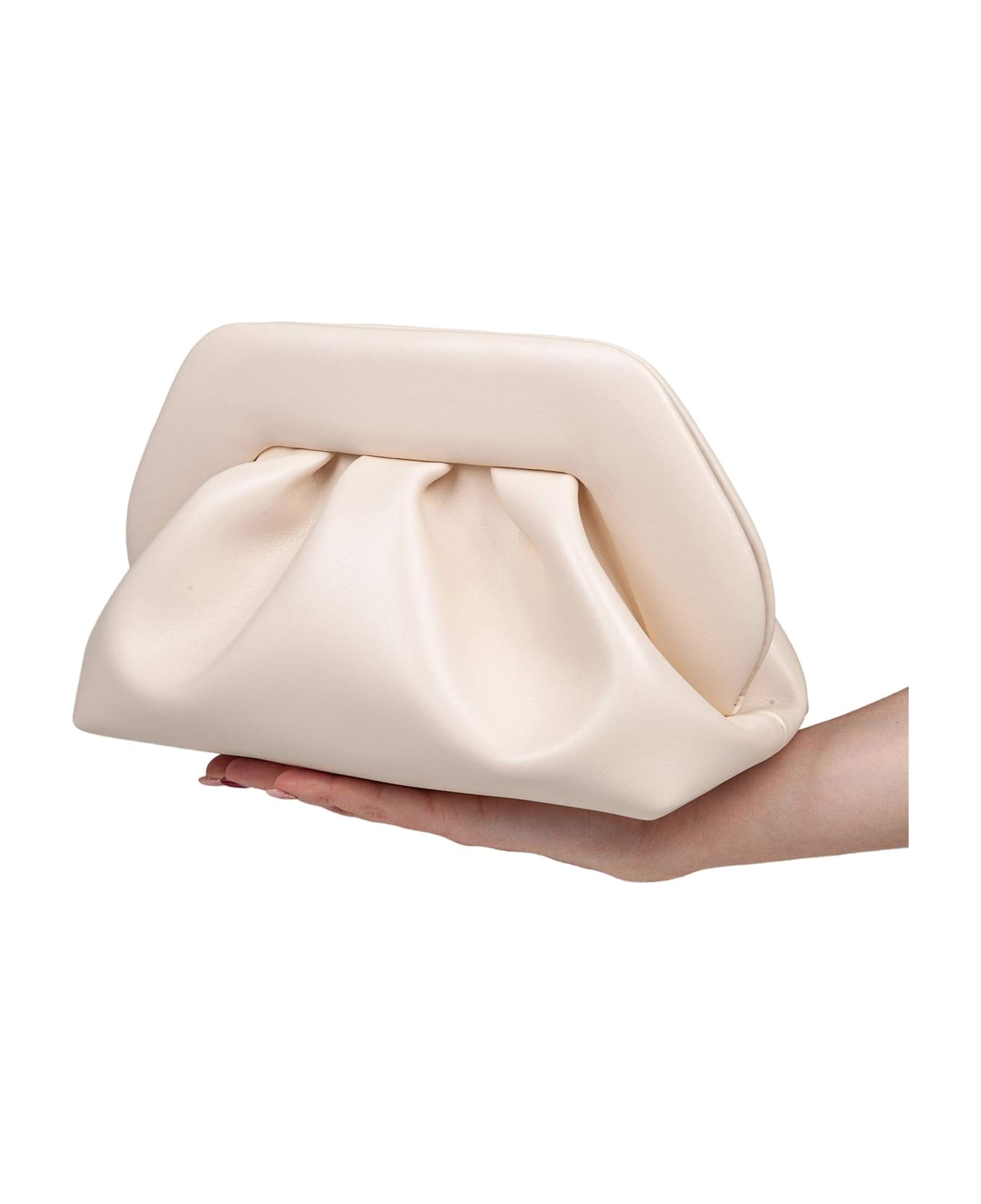THEMOIRè Vegan Fabric Clutch Shell Color - SHELL