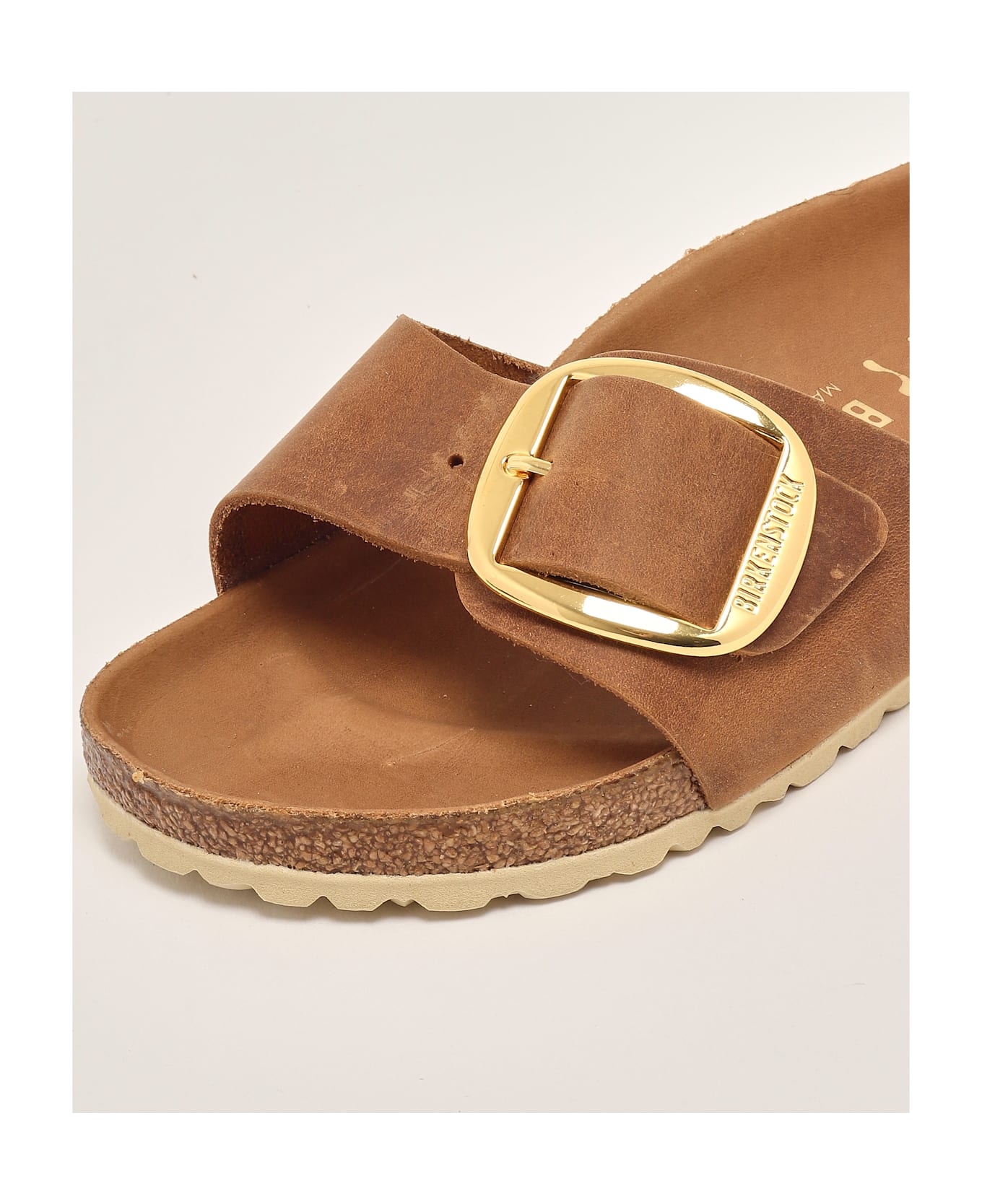 Birkenstock Madrid Big Buckle Sandal - COGNAC