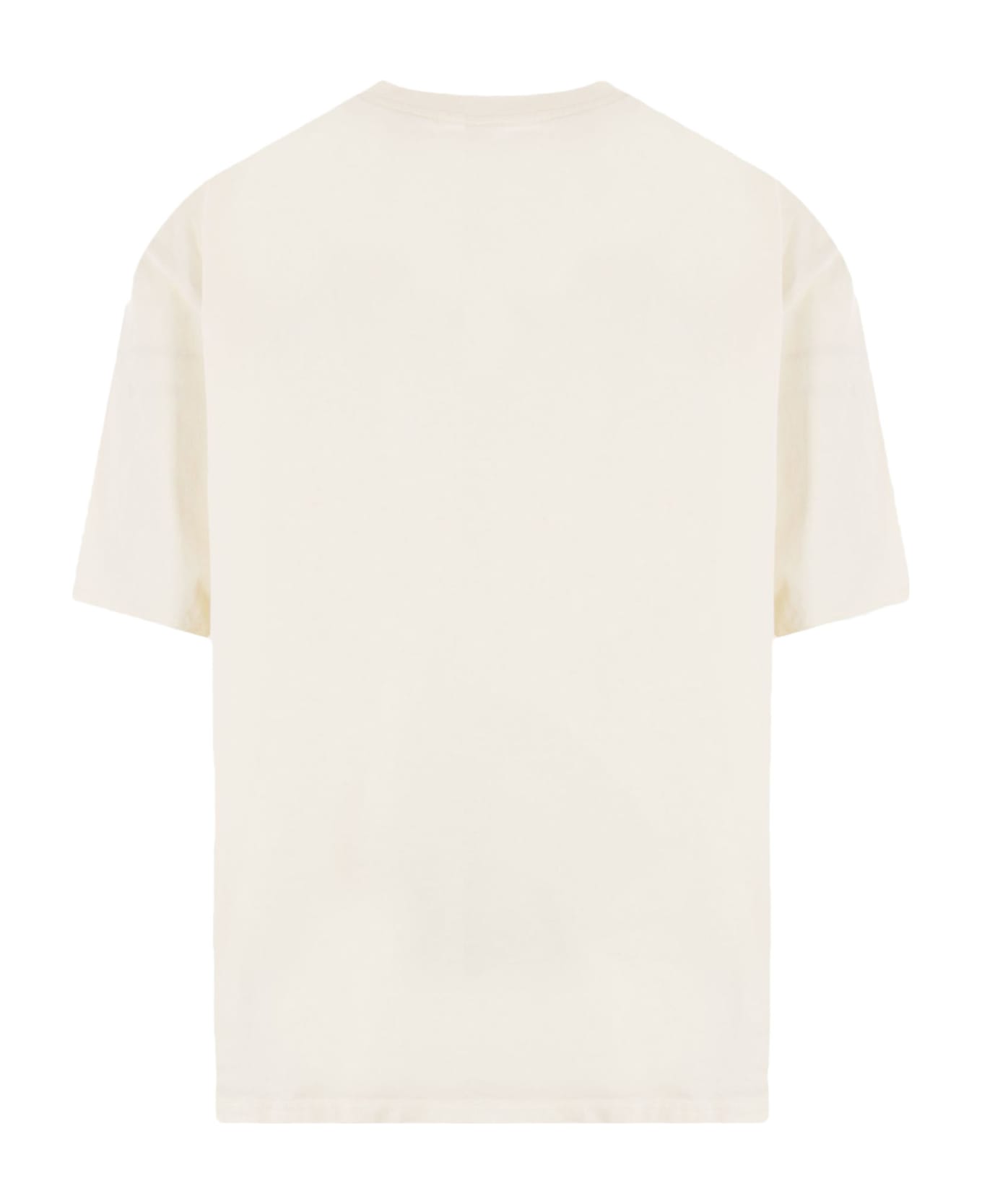 Rhude Cream Cotton T-shirt - White