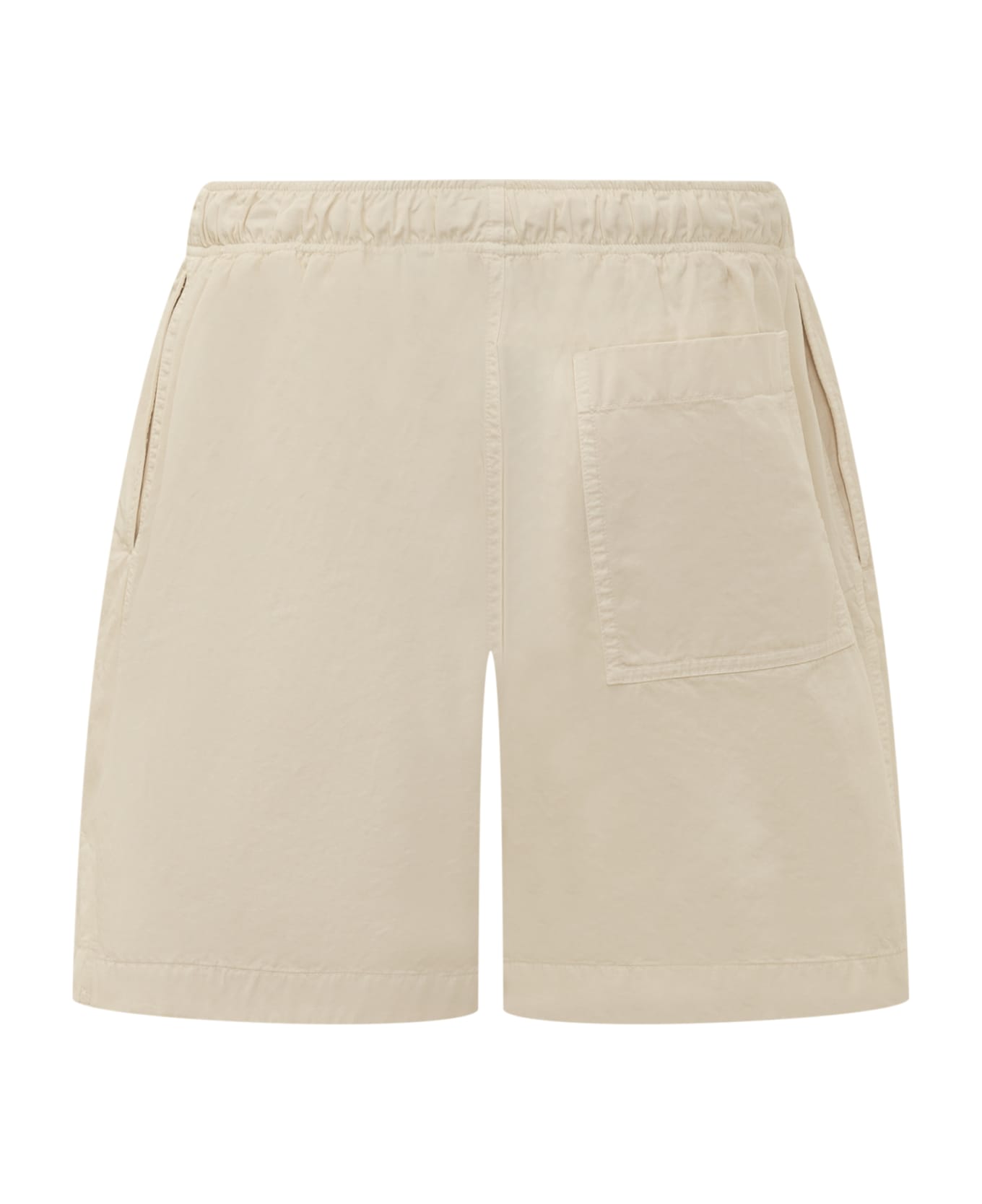 Palm Angels Cotton Bermuda Shorts - WHITE