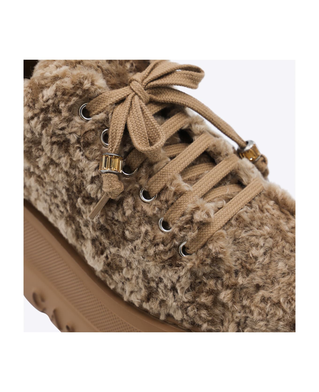 Casadei Camel Sneakers - Brown
