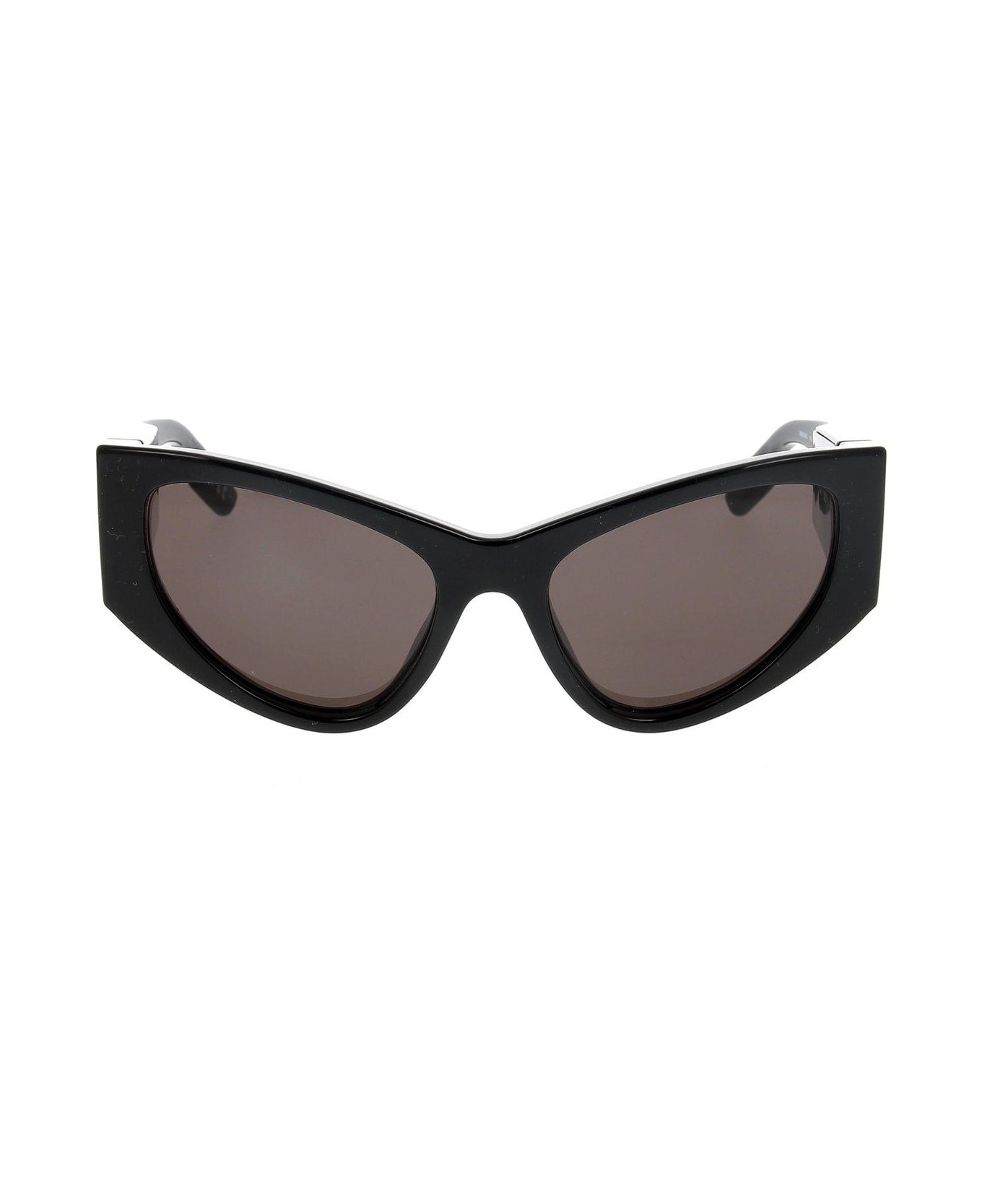Balenciaga Eyewear Monaco Cat-eye Frame Tinted Sunglasses Sunglasses - 001 BLACK BLACK GREY