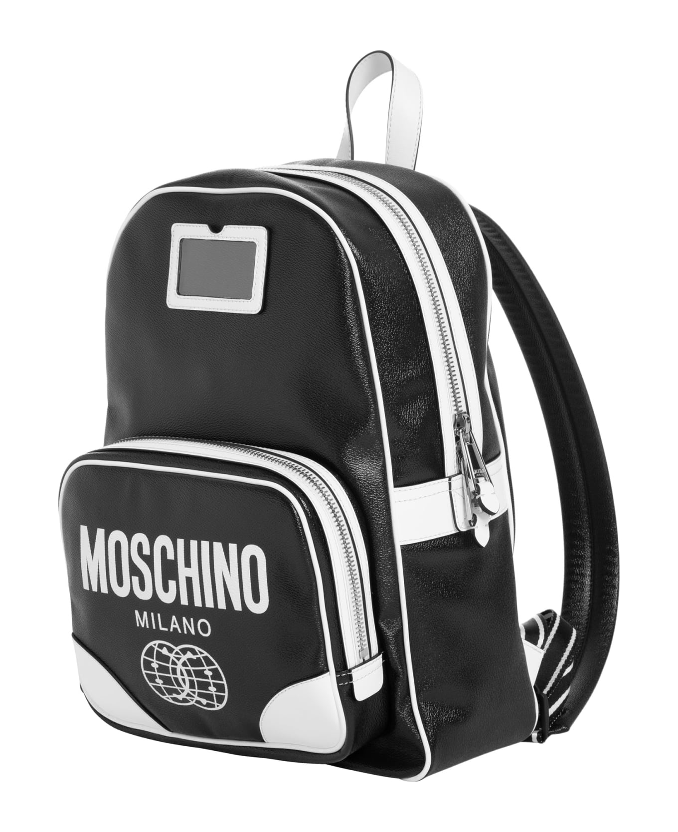 Moschino Reebok Core Unisex Backpack - Black - White