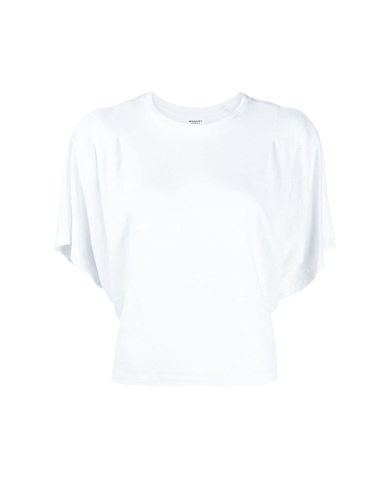 Marant Étoile Kyanza Linen T-shirt - WHITE