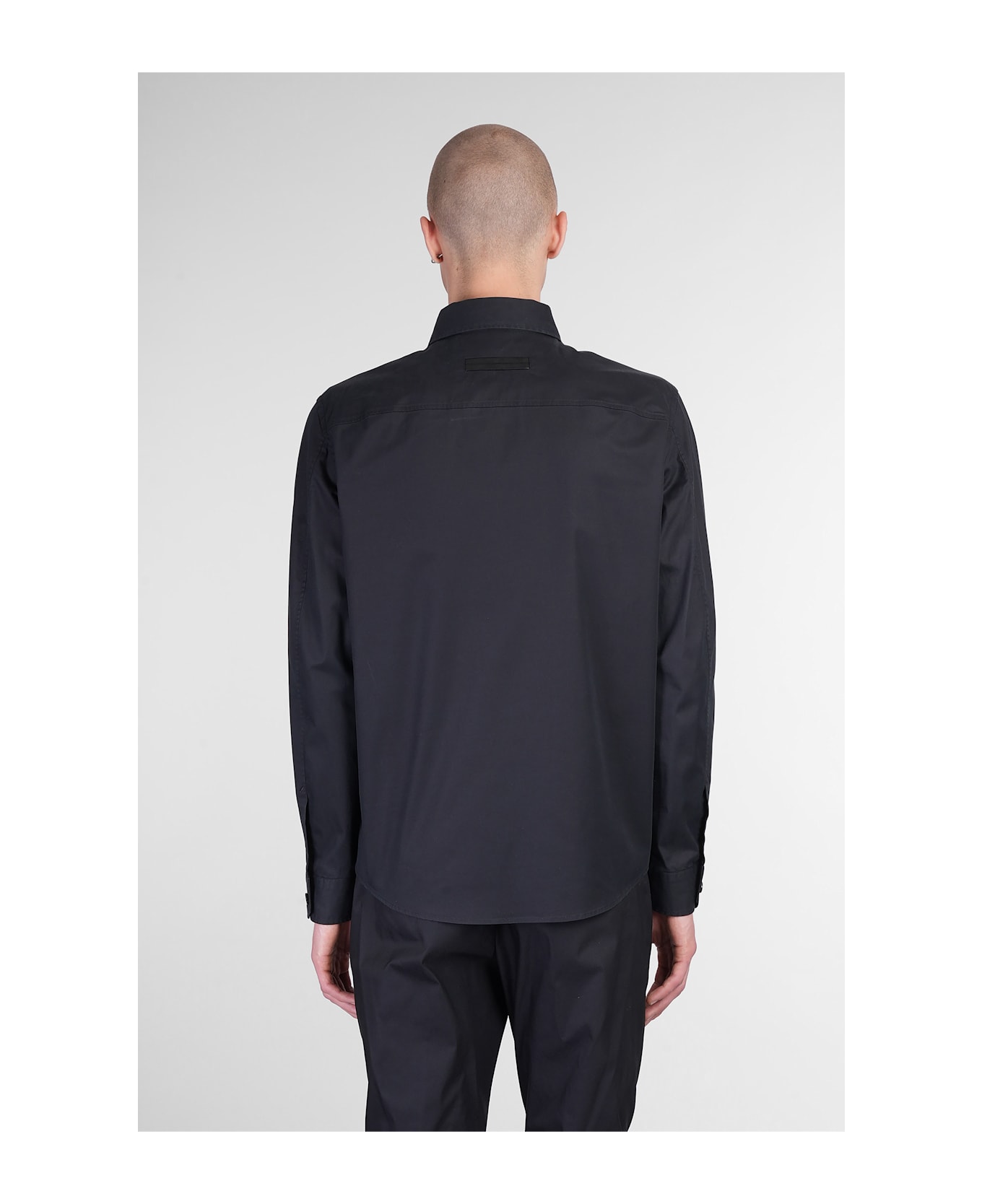 Zegna Shirt In Black Cotton - black
