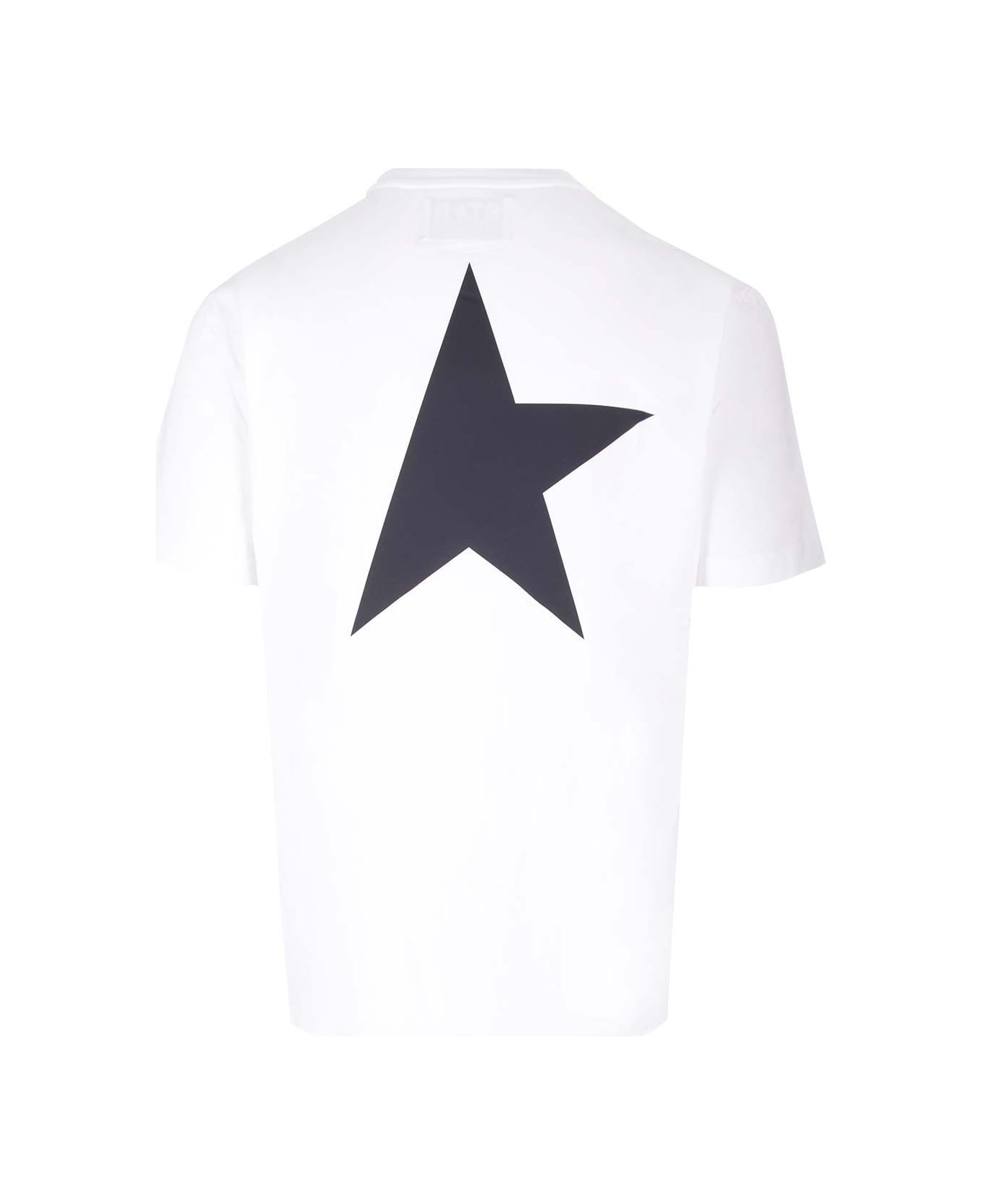 Golden Goose Star T-shirt - WHITE/BLACK