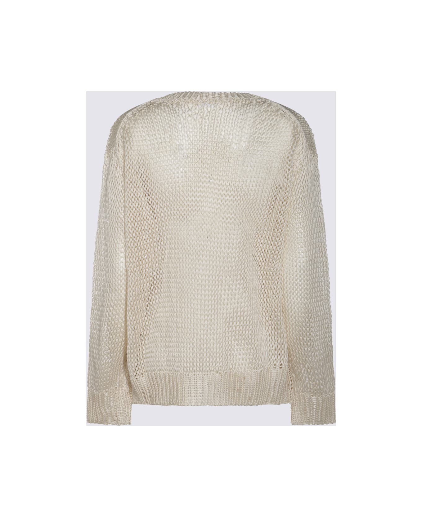 Jil Sander Beige Silk Knitwear