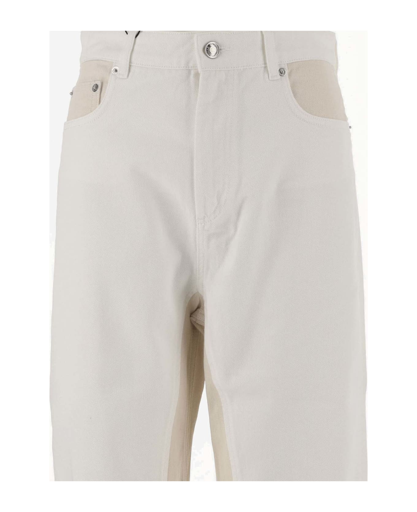 SportMax Pure Cotton Bull Pants - White
