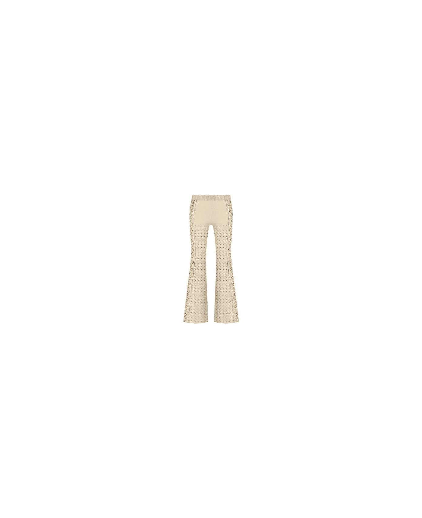 MC2 Saint Barth Alva Crochet Flared Pants