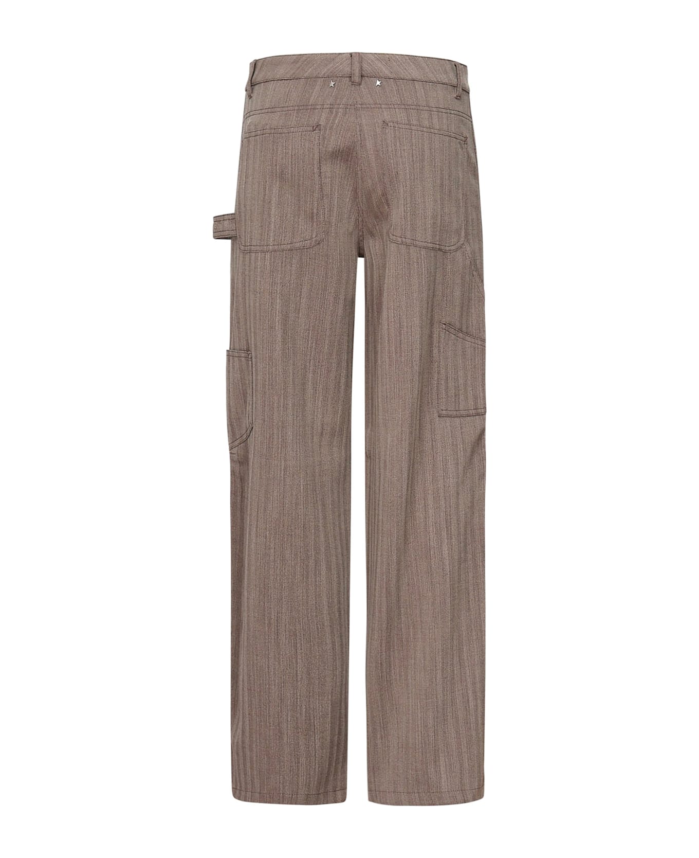 Golden Goose Journey Trousers In Wool Blend - Beige