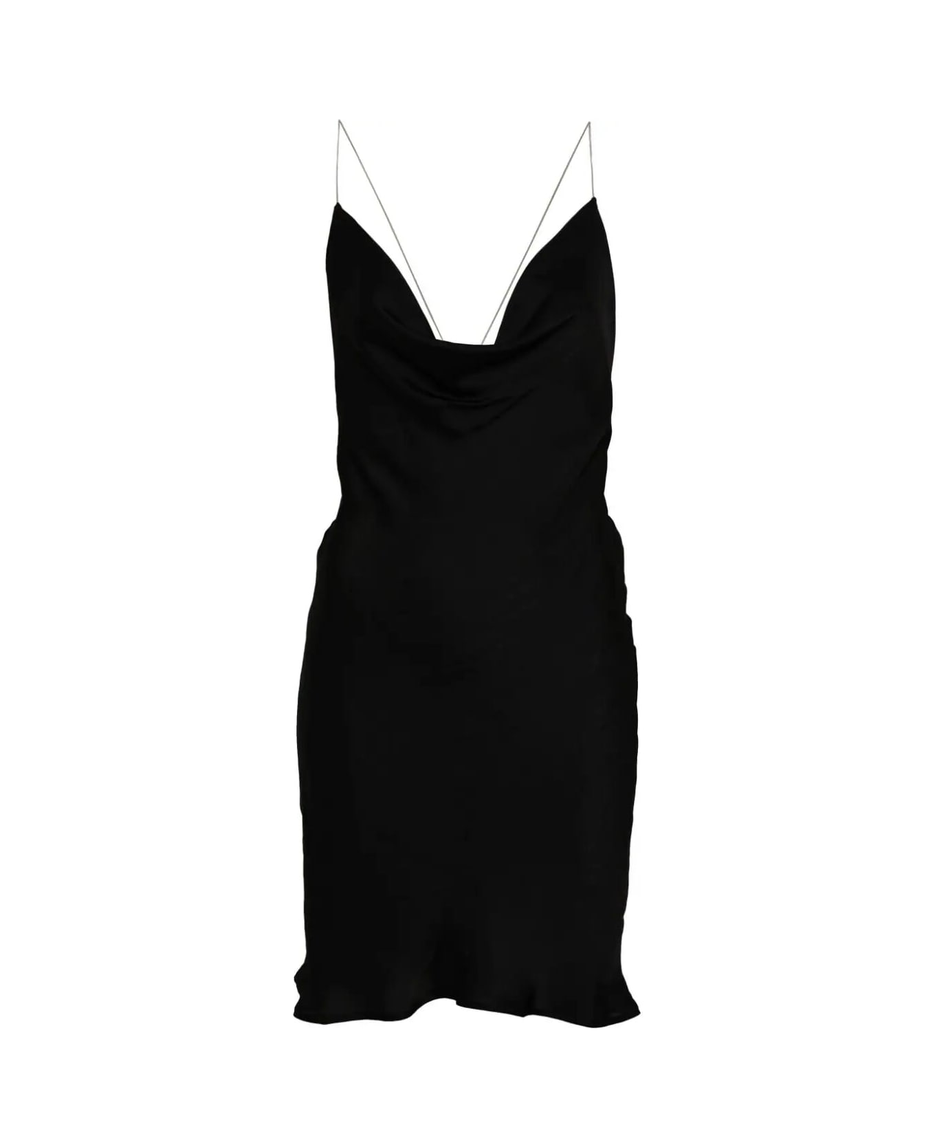 Y/Project Invisible Strap Slip Dress - Black