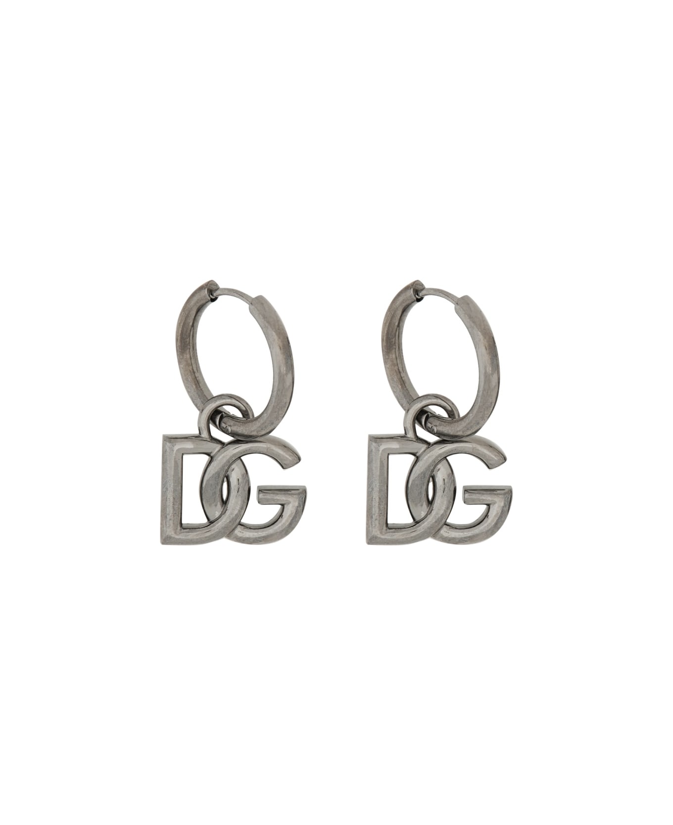 Dolce & Gabbana Hoop Earrings - SILVER