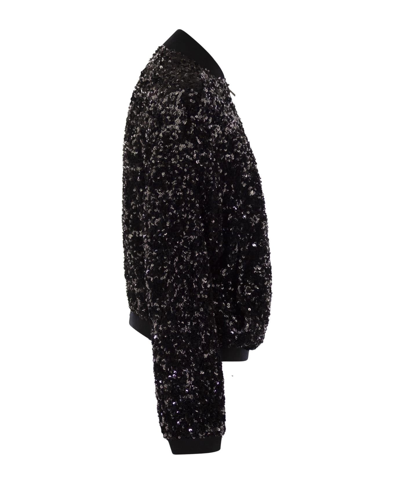 Herno Bomber Jacket With Sequins | italist