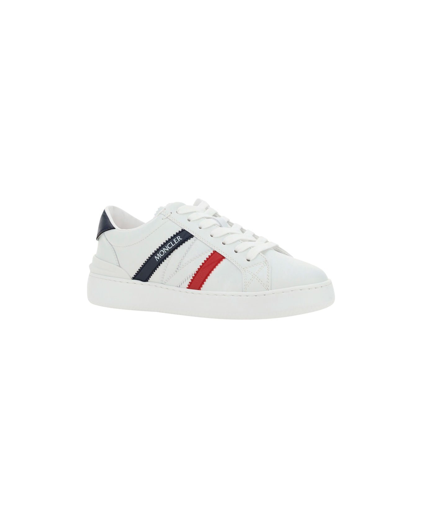 Moncler Monaco Sneaker - White, red, blue