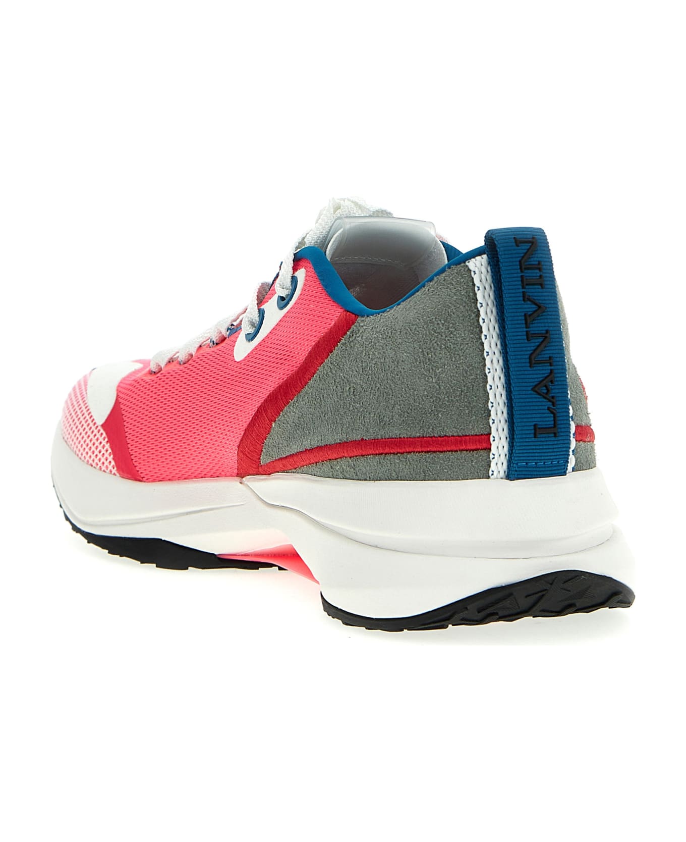 Lanvin 'runner' Sneakers - Optic White/red スニーカー