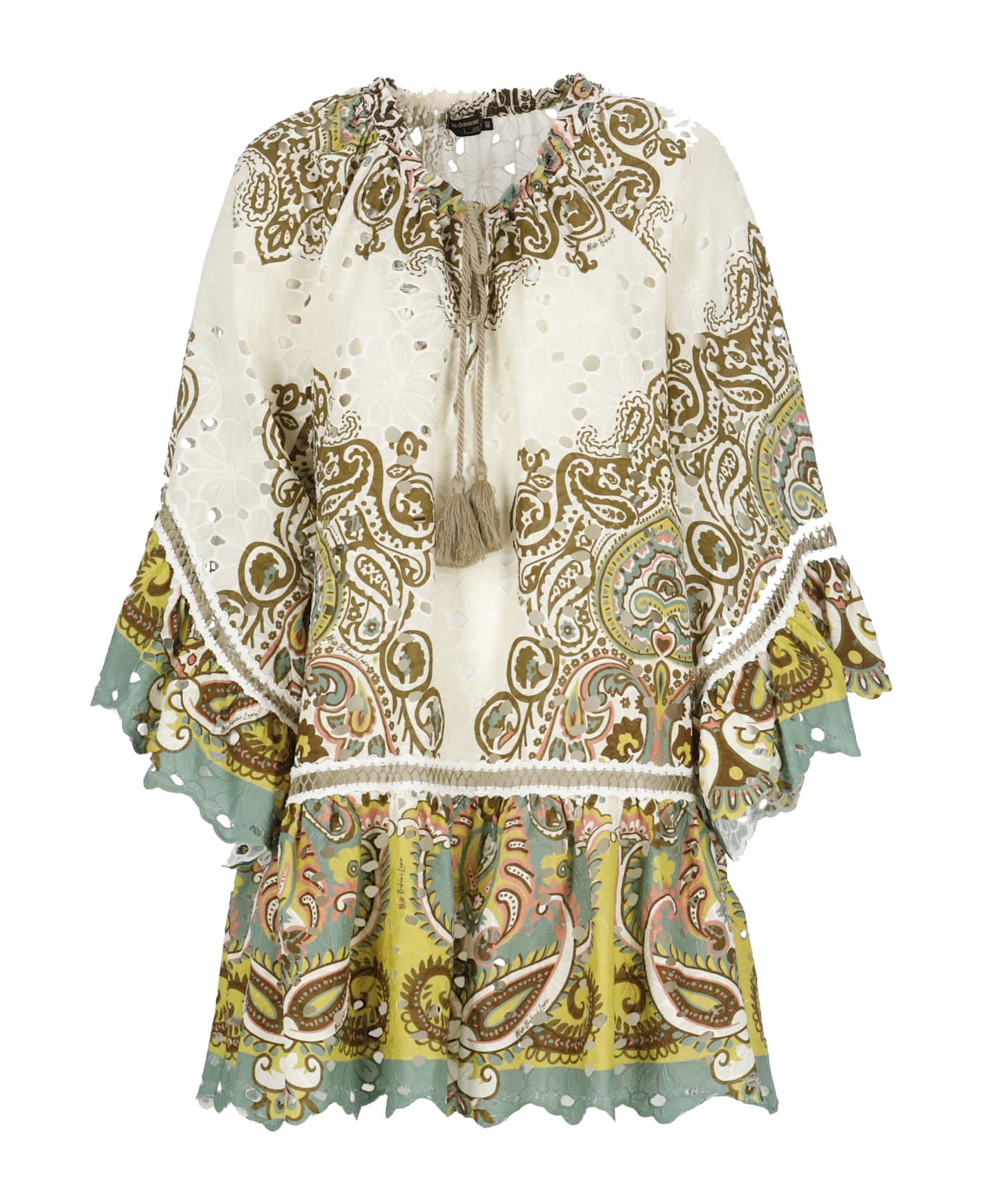 Miss Bikini Cotton Caftan - Ivory