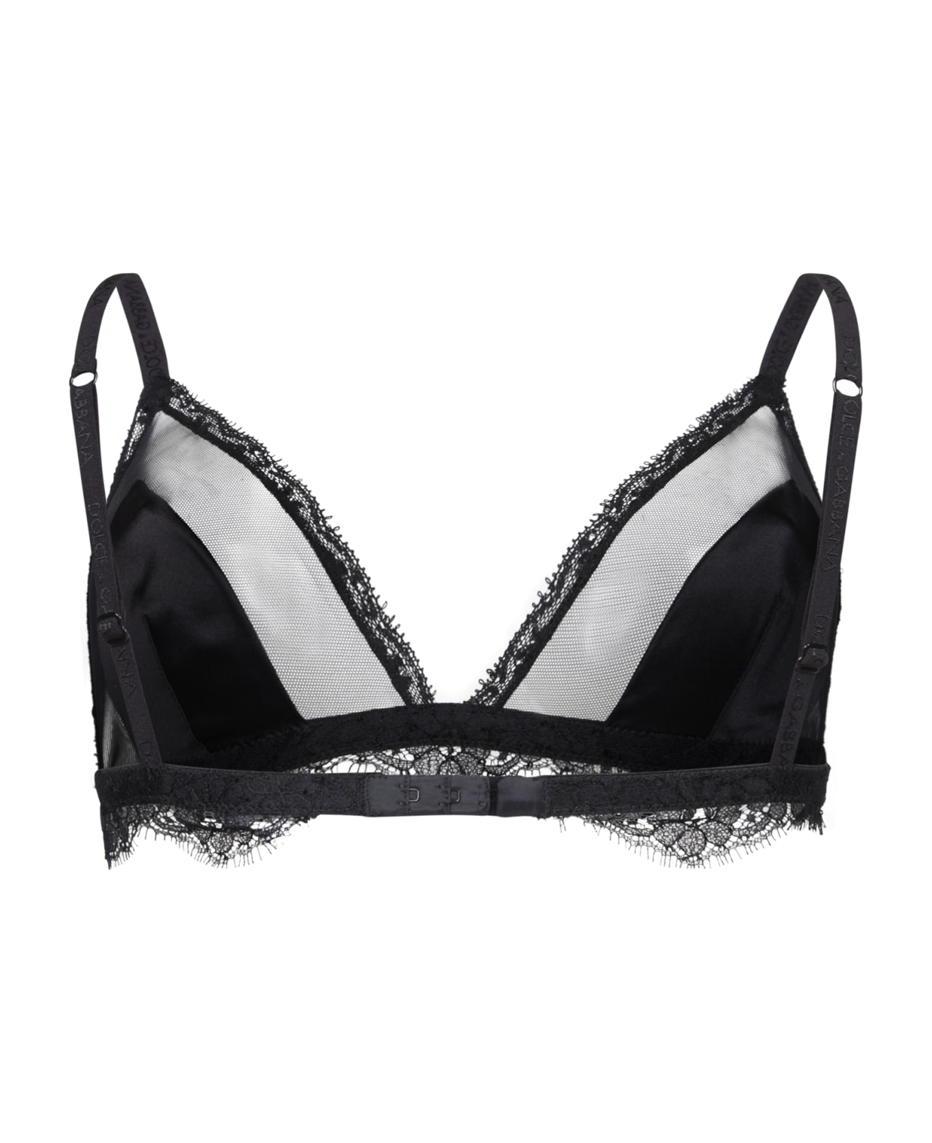 スーツ Dolce & Gabbana Lace silk tulle bra (O1E31TONN35 N0000) Dolce & Gabbana Lace Silk Tulle Bra - Black | O1E31TONN35N0000