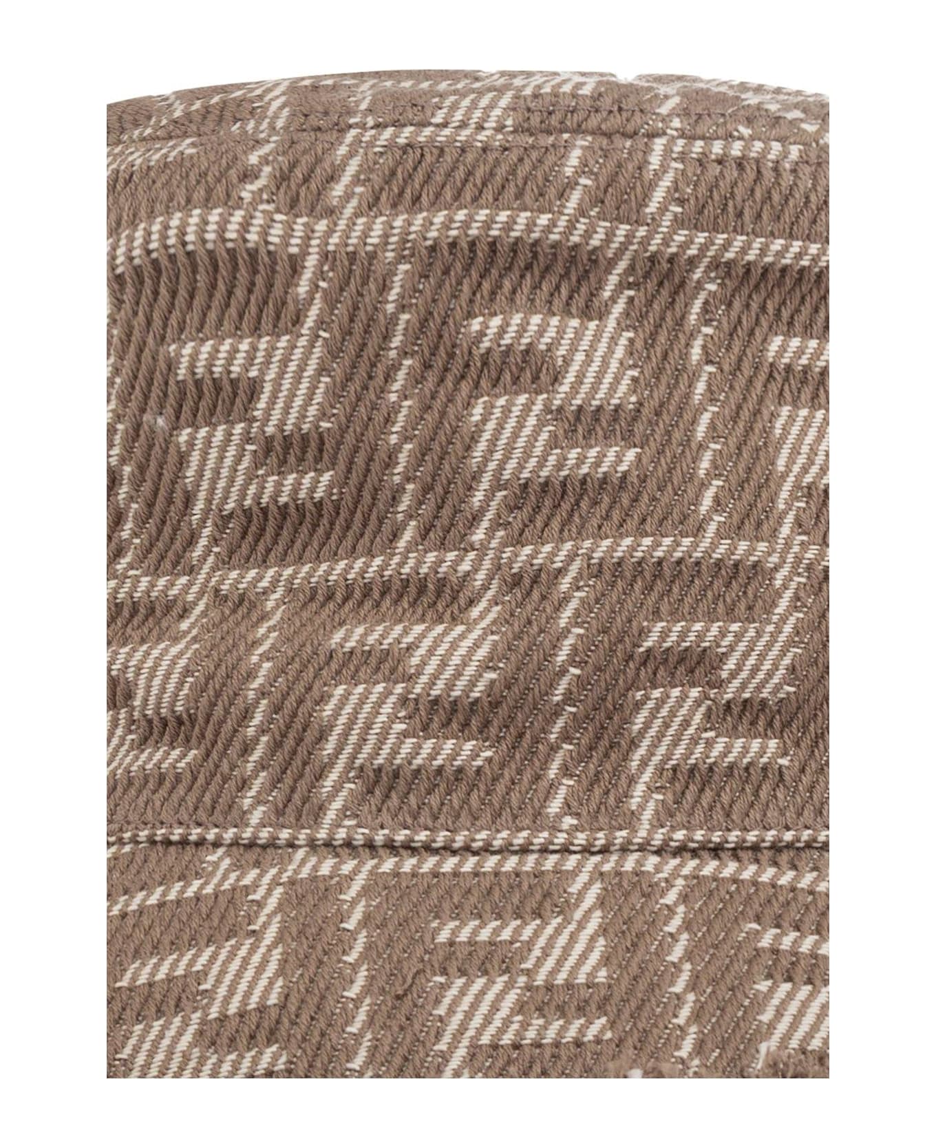 Fendi Ff Monogram Bucket Hat - Dove Grey