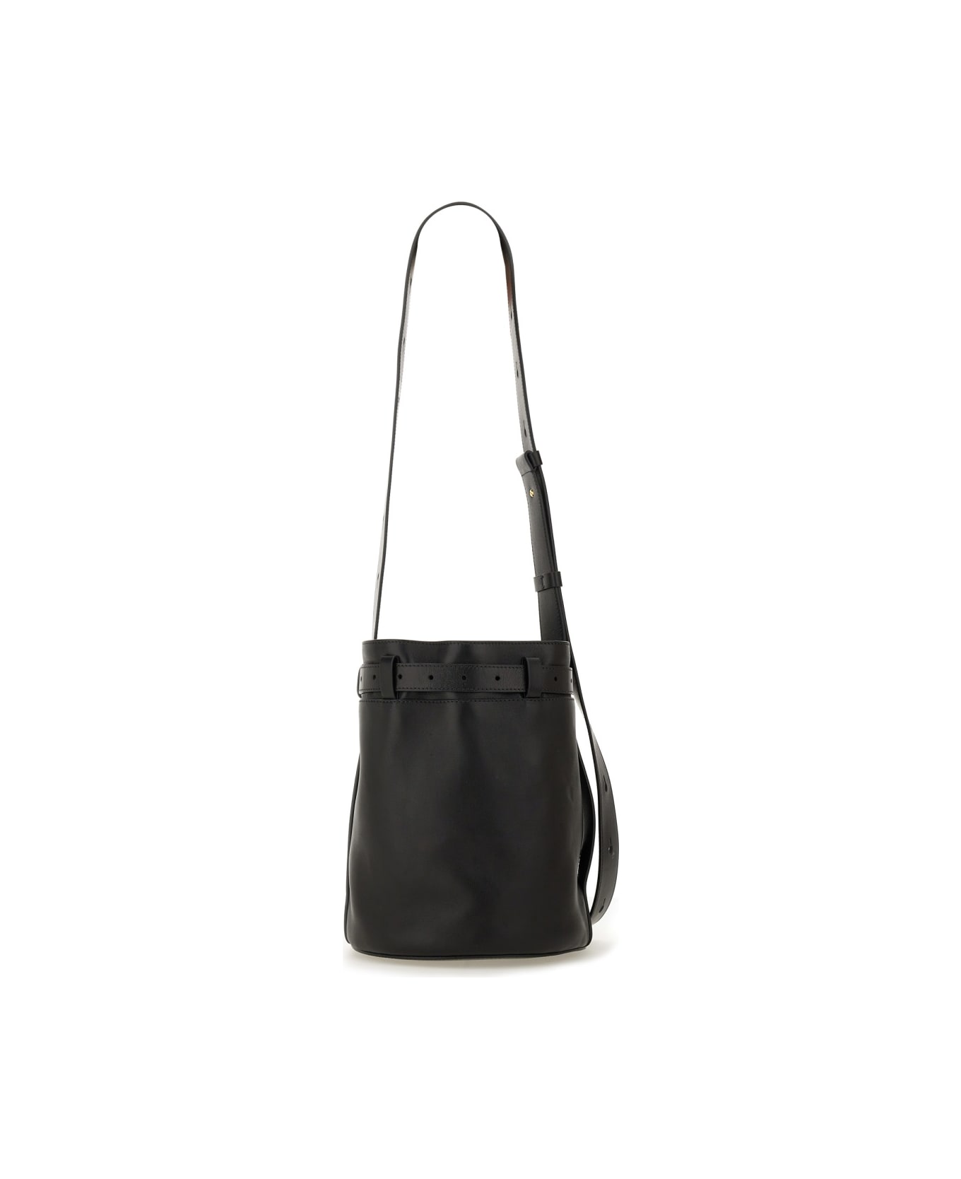 Moschino "tie Me" Bucket Bag - BLACK