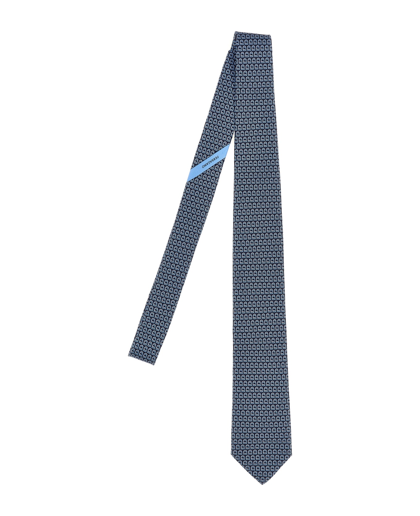 Ferragamo 'gancini' Tie - Blue ネクタイ