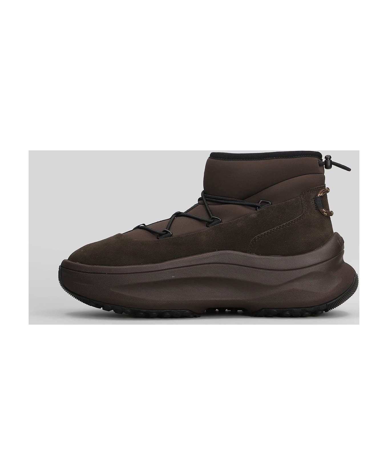 Moon Boot Mb Moon247 Slip On Sneakers In Brown Polyester - brown