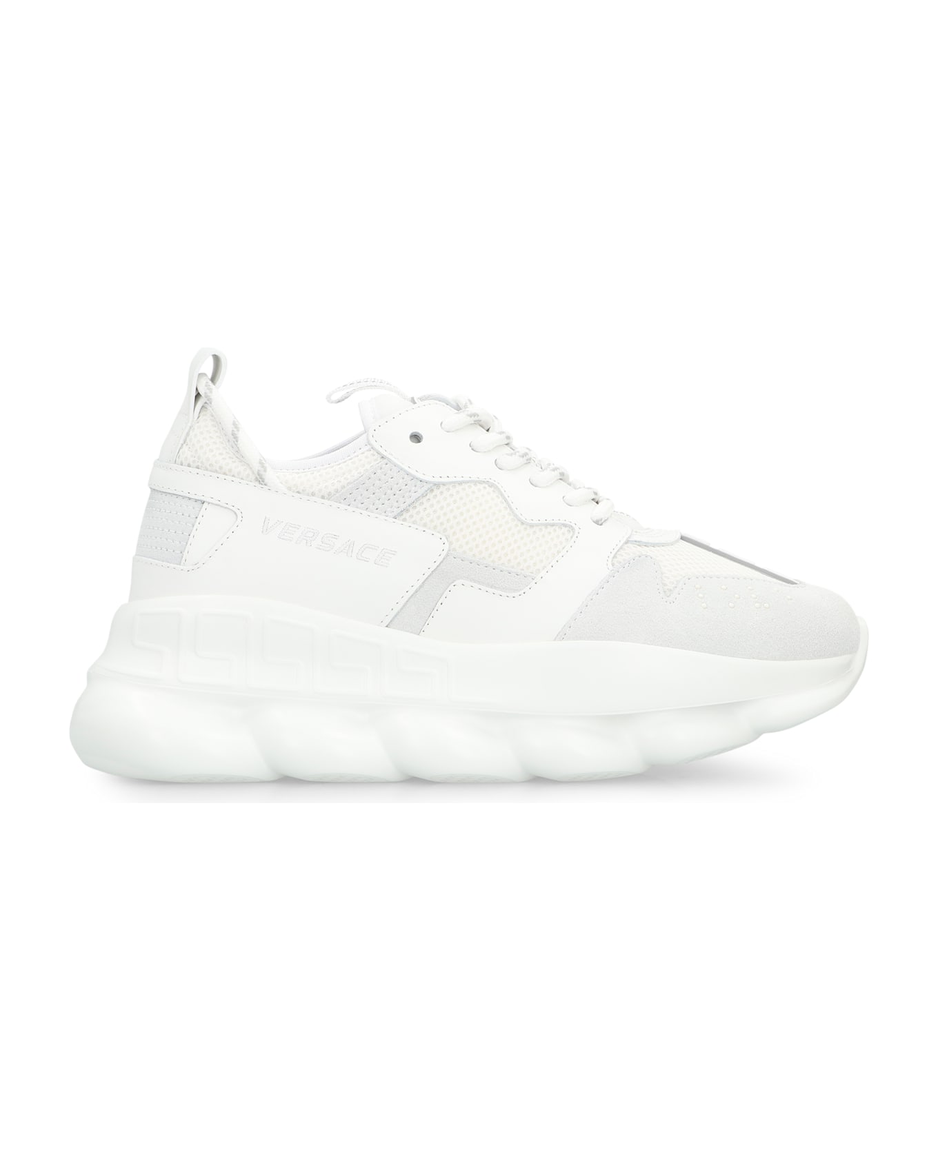 Versace Chain Reaction Oversize Sneakers - White