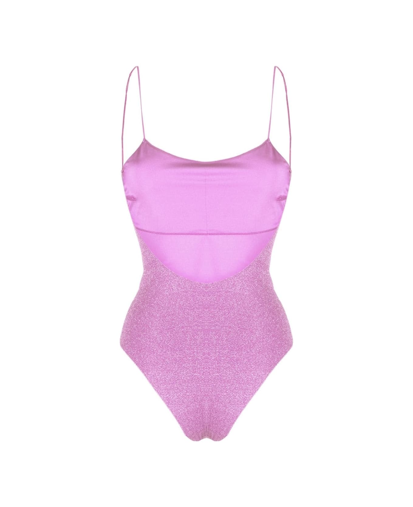 Oseree Wisteria Lumiere Maillot One-piece Swimsuit - Purple ワンピース