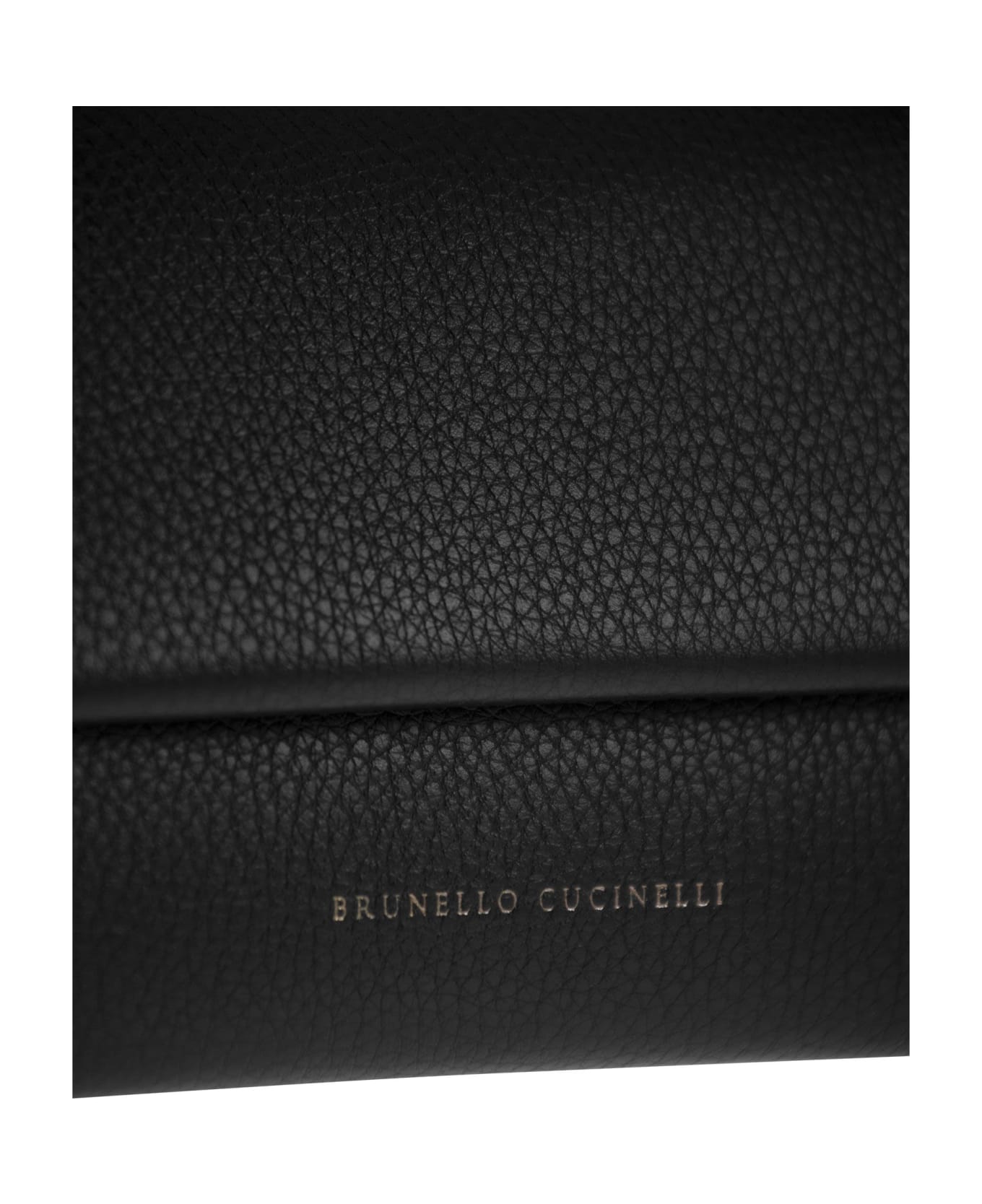 Brunello Cucinelli Leather Cross-body Bag - Black