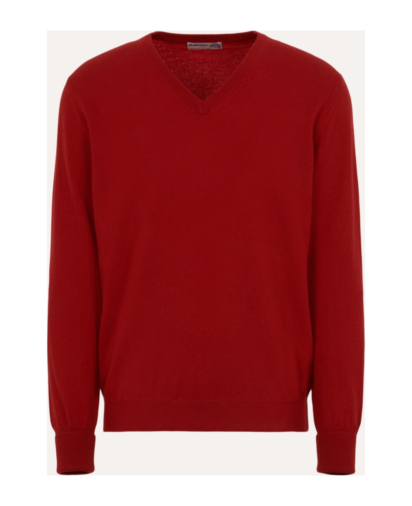 Ballantyne Cashmere Pullover - Red