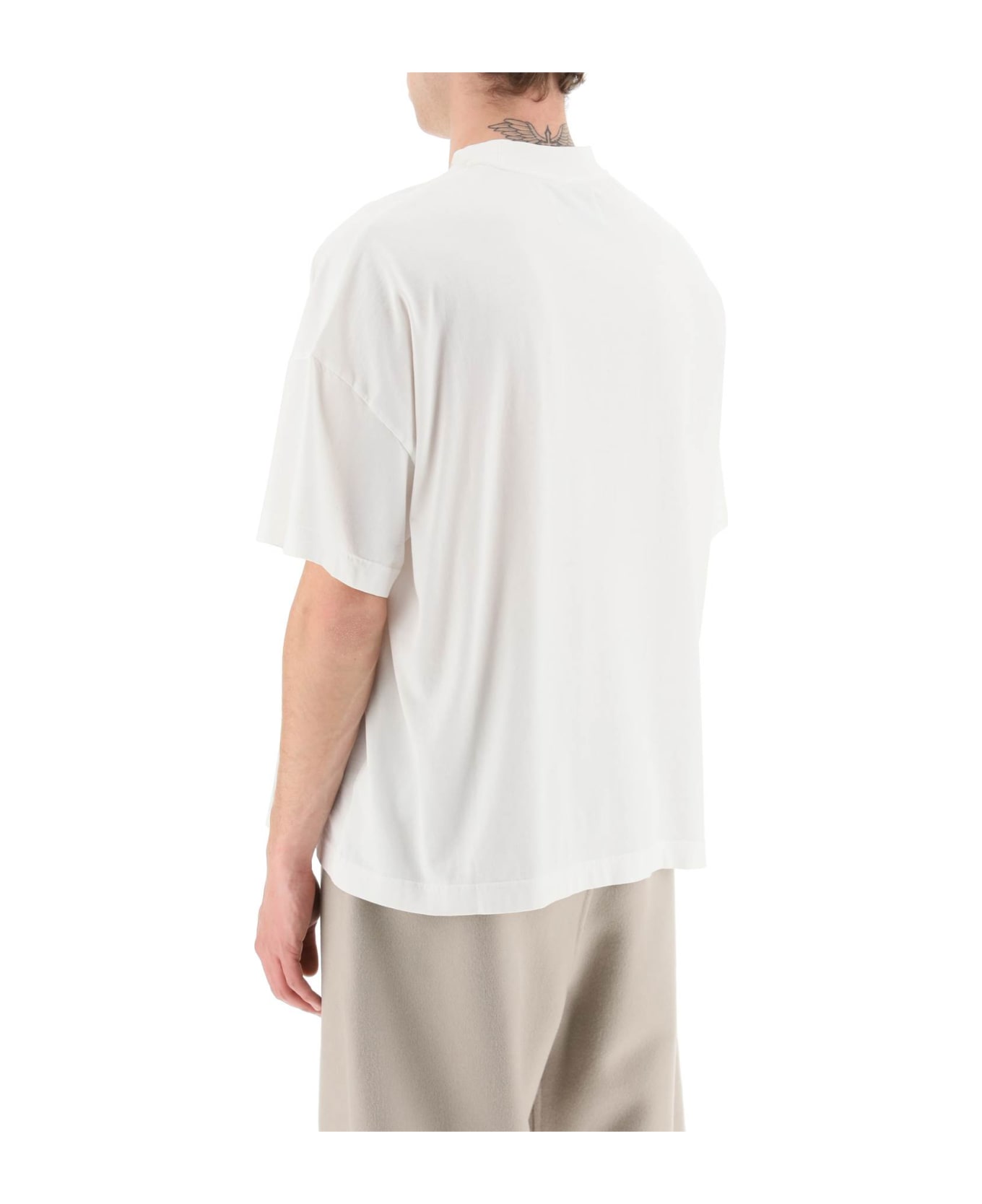Bonsai Printed Maxi T-shirt - WHITE (White)